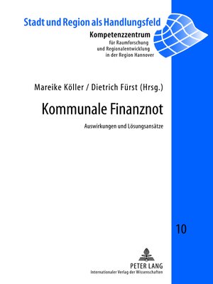 cover image of Kommunale Finanznot